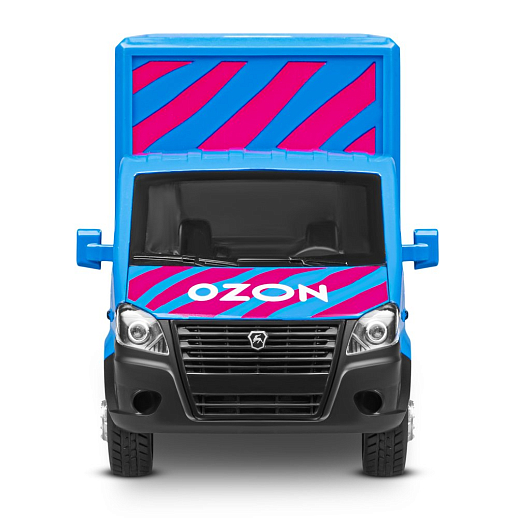 ТМ "Автопанорама" Машинка металлическая 1:28 ГАЗель NEXT OZON, синий, откр. двери, задняя дверка фургона, свет, звук, инерция, в/к 24*14*12 см в Джамбо Тойз #12
