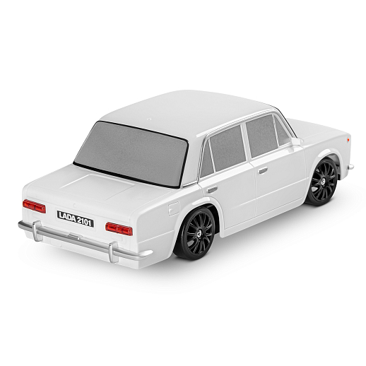 AUTODRIVE Р/У Машина для дрифта LADA 2101,М1:24,2.4GHz,4WD,свет фар,4 доп.колеса,конусы,с аккум.,цв. белый,в/к 20,5*13*13см в Джамбо Тойз #10