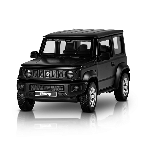 ТМ "Автопанорама" Машинка металлическая 1:32 Suzuki Jimny 2018, черный, тюнинг, откр. двери, свободный ход колес, в/к 23,5*10*4 см в Джамбо Тойз #2