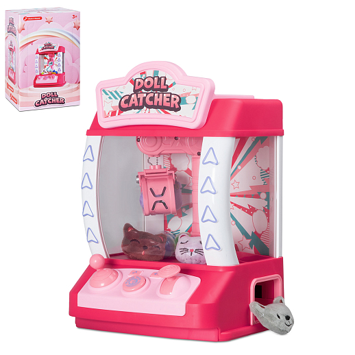 Игровой автомат с игрушками розовый цвет, со свет.звук.эффект.,в/к 20,2*19*30 см в Джамбо Тойз