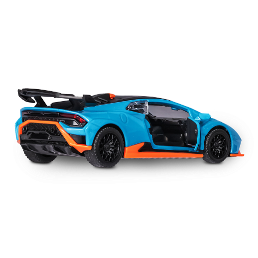 ТМ "Автопанорама" Машинка металл. 1:40 Lamborghini STO, голубой, инерция, откр. двери, в/к 17,5*12,5*6,5 см в Джамбо Тойз #7