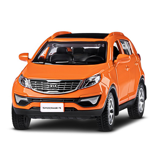 ТМ "Автопанорама" Машинка металлическая 1:39 KIA SPORTAGE R, оранжевый, инерция, в/к 17,5*12,5*6,5 см в Джамбо Тойз #4