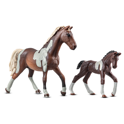 ТМ "DARWIN" Набор коллекционных фигурок "Тракененскаялошадь и жеребенок" в/п в Джамбо Тойз