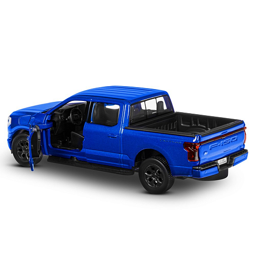 Машинка металлическая 1:36 Ford F-150 с зарядной станцией, синий, свет, звук, откр. двери и капот, инерция, в/к 20,6*9,*9 см в Джамбо Тойз #11