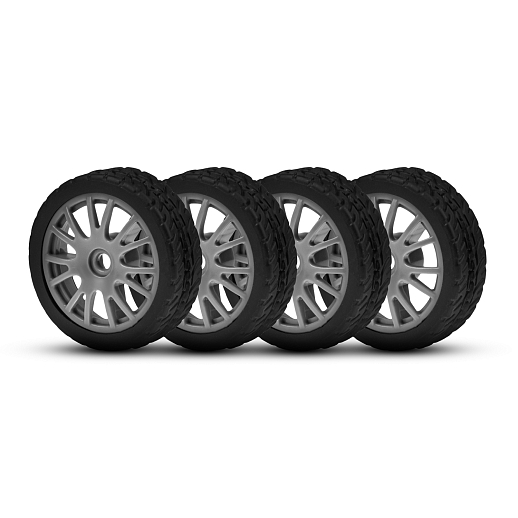 Р/у машина для дрифта М1:26,2.4GHz,4WD,сменные шины 4шт., конусы 4шт., свет,с аккум.,цвет белый с черн.,в бел.кор. 22*13,8*11,8см в Джамбо Тойз #17