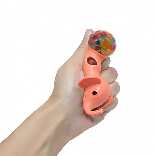Игрушка-антистресс с силиконовыми шариками внутри, в ассорт., 5*9см (12 шт в наборе) в Джамбо Тойз #2