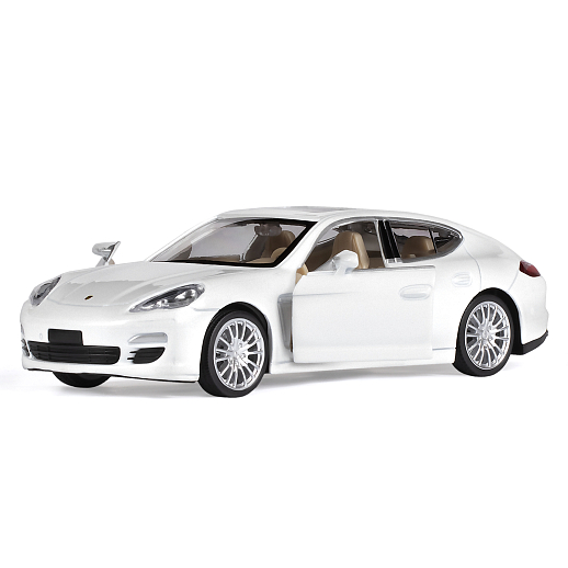 ТМ "Автопанорама" Машинка металлическая 1:32  Porsche Panamera S,белый, свет, звук, откр. двери, инерция, в/к 17,5*13,5*9 см в Джамбо Тойз #7