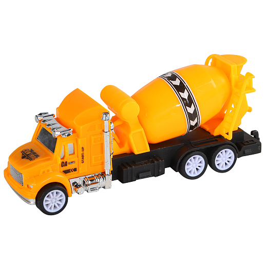 AUTODRIVE Машина "Бетономешалка" 12,5см инерционная, в/п 18,2*4*15,5см, , в Джамбо Тойз #2