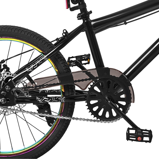 Велосипед двухколёсный CITYRIDE, модель CR-B2-14F7, рама сталь, колеса 20", дисковые тормоза, цвет чёрный в Джамбо Тойз #4