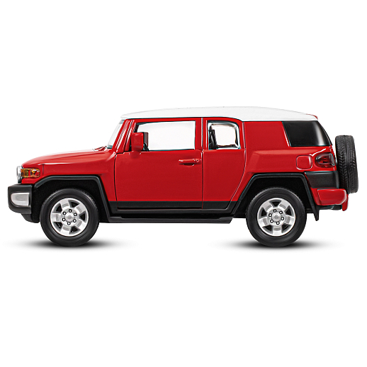 ТМ "Автопанорама" Машинка металлическая  1:32 Toyota FJ Cruiser, красный, свет, звук, откр. двери, инерция, в/к 17,5*13,5*9 см в Джамбо Тойз #8