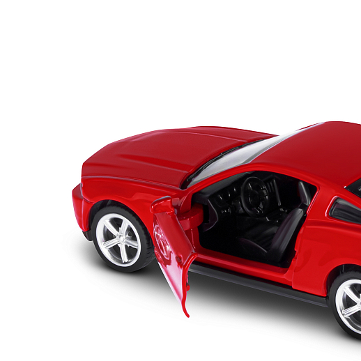 ТМ "Автопанорама" Машинка металлическая 1:43 Ford Mustang GT, красный, откр. двери, инерция, в/к 17,5*12,5*6,5 см в Джамбо Тойз #13