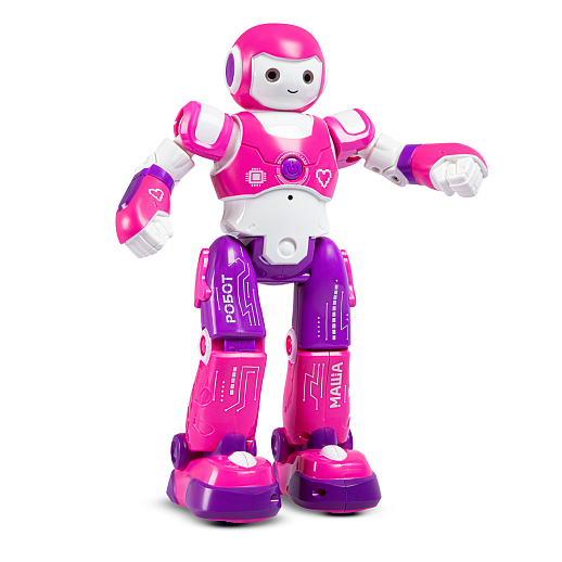 ТМ "Smart Baby" Робот Маша, радиоуправляемый, движения (вперед, назад, влево, вправо), танцы, звуки робота, обучение (интересные факты о космосе), считалочки, скороговорки, высота робота 27 см, в/к 28 X 19 X 10 см в Джамбо Тойз #22