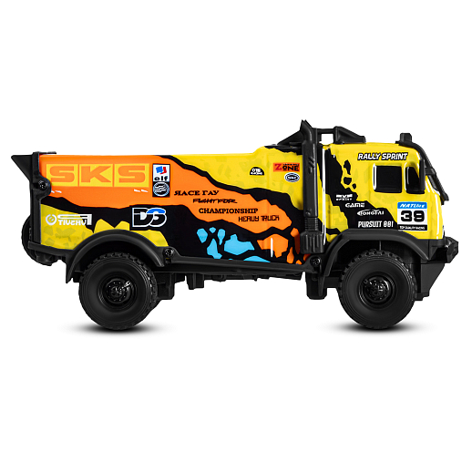 Р/у Грузовик, 4 канала, 3D подсветка корпуса, цвет желтый/оранжевый, в/к 30*15*14см в Джамбо Тойз #4