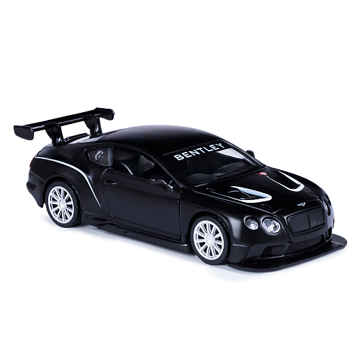ТМ "Автопанорама" Машинка металлическая 1:43 Bentley Continental GT3, черный, откр. двери, инерция, в/к 17,5*12,5*6,5 см в Джамбо Тойз #9