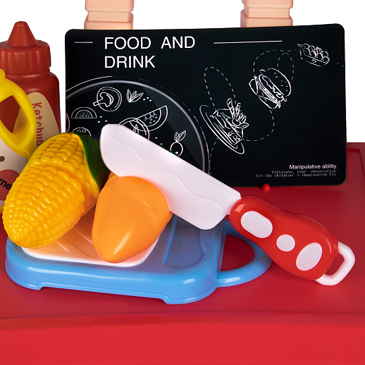 Игровой набор "Кухня", кран-помпа, имитация кипящей воды, пар, еда меняет цвет, в/к 56х13,5х47 см в Джамбо Тойз #4