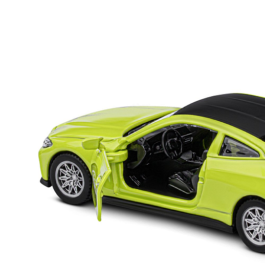 ТМ "Автопанорама" Машинка металлическая 1:42 BMW M4 (G82), желтый, инерция, откр. двери, в/к 17,5*12,5*6,5 см в Джамбо Тойз #13