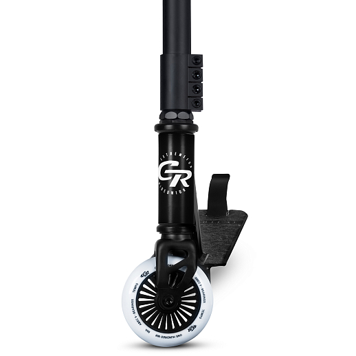 Трюковый самокат CITYRIDE TEMPO, T-bar сталь 50*52см, дека алюм.49*9,5см, колеса PU 86A 100мм, пластик диск, вилка резьб., хомут 4б., цвет Черный  в Джамбо Тойз #6