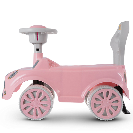 ТМ "Компания Друзей" Каталка Толокар "Город" розовая, сигнал на руле, в/к 27х27х57,5 см в Джамбо Тойз #6