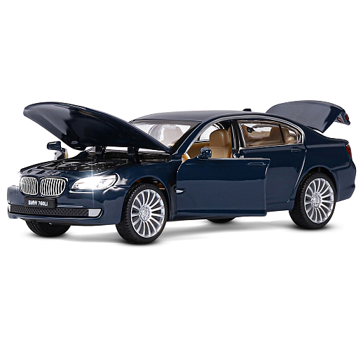 ТМ "Автопанорама" Машинка металл. 1:34 BMW 760LI, синий, инерция, свет, звук, откр. двери, свет, звук, в/к 17,5*13,5*9 см в Джамбо Тойз #5