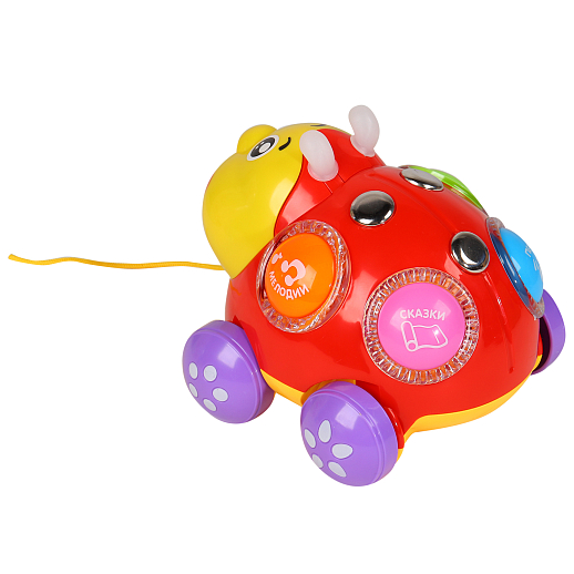 Развивающая игрушка "Чудо жук", читает сказки, свет, звук, веселые мелодии, в/к 23.5*21.18 см в Джамбо Тойз #5
