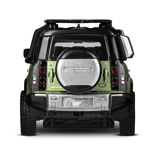 Машинка металлическая 1:43 2020 Land Rover Defender 110, зеленый, тюнинг, откр. двери, свободный ход колес, в/к 23,5*10*4 см в Джамбо Тойз #11