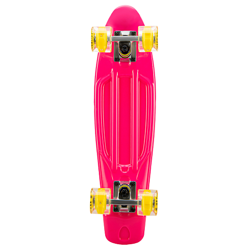 Скейтборд Fish, дека PP р-р 22"х6", колеса 60х45мм 78А, PU, LED, ABEC-7, подвеска алм.3,25" в/п в Джамбо Тойз #6