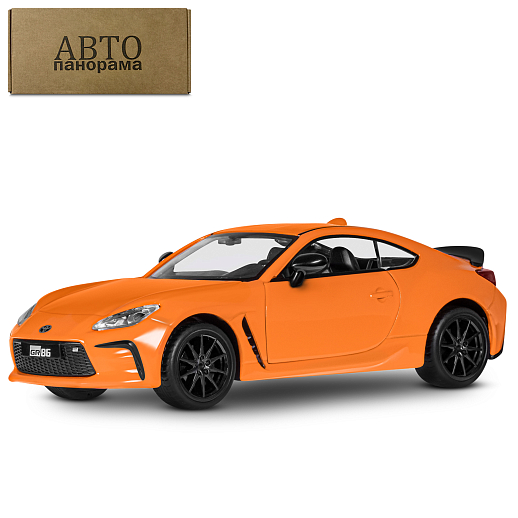 Игрушка для детей: Машинка металлическая 1:28 Toyota, цвет оранжевый, свет, звук, инерция, артикул JB1251782 в Джамбо Тойз