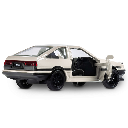 ТМ "Автопанорама" Машинка металл. 1:37 Toyota AE86, белый, инерция, откр. двери, в/к 17,5*12,5*6,5 см в Джамбо Тойз #14