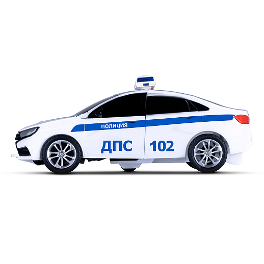 AUTODRIVE_LADA Vesta_машинка-робот фрикционная,13см,одной кнопкой трансформируется в робота,белая,в/к 13,5*6,5*5,5 см в Джамбо Тойз #5
