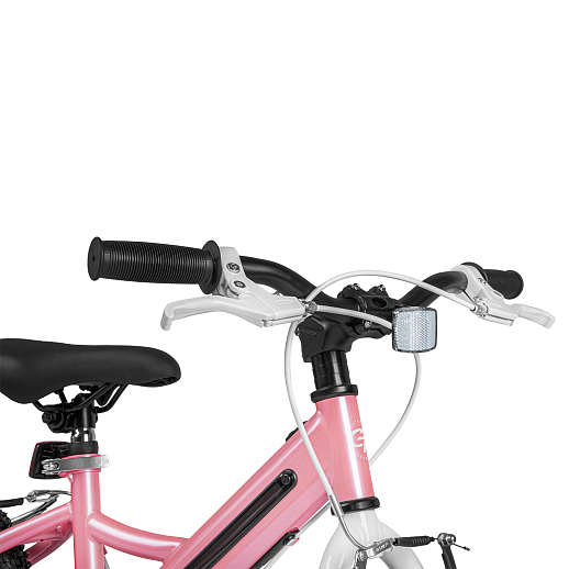 Велосипед двухколесный CITYRIDE, модель CR-B2-11FU, рама сталь, колеса алюминий 16", v-brake тормоза, встроенная в раму подсветка, балансирные колёса, цвет розовый в Джамбо Тойз #10