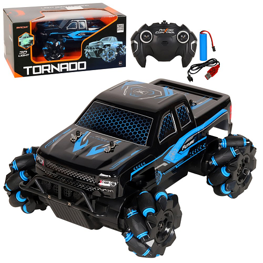 AUTODRIVE Р/У внедорожник, 3D-подсветка, М1:15, 2.4GHz, 4канала, движение боком, вращение 360, в/к 32,5*18*15,5см в Джамбо Тойз #2