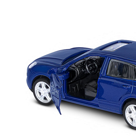 ТМ "Автопанорама" Машинка металлическая 1:43 Porsche Cayenne S, синий перламутр, откр. двери, инерция, в/к 17,5*12,5*6,5 см в Джамбо Тойз #11