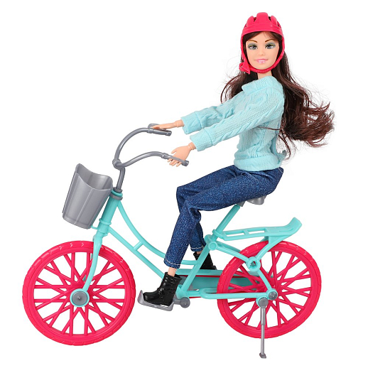Кукла, в компл.велосипед, аксесс., в ассорт., в/к 31х10х33 см в Джамбо Тойз #4