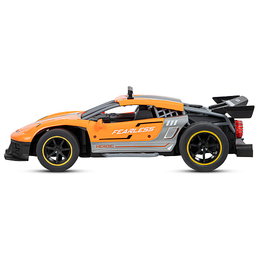 AUTODRIVE Р/У машина с паром,свет,звук,1:12,движ. во все стороны,аккум. в компл.,оранж., в/к 42,7*17*17,5см в Джамбо Тойз #5