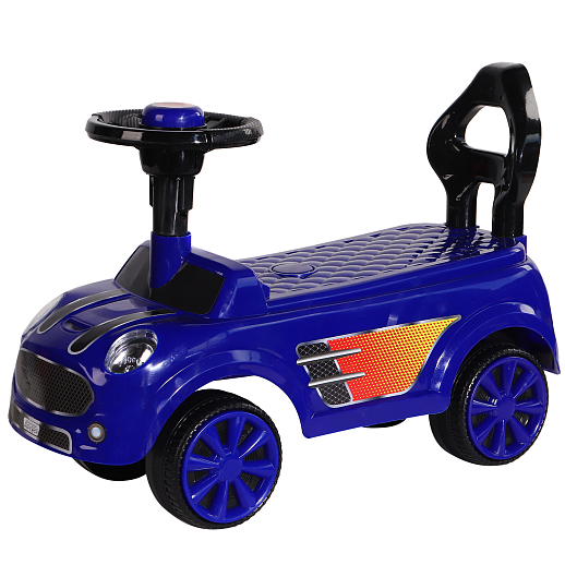 ТМ "Компания Друзей" Каталка Толокар Машина синяя с клаксоном на руле, в/к 54х48х23 см в Джамбо Тойз