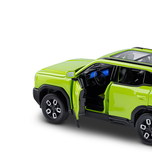 ТМ "Автопанорама" Машинка металлическая 1:32 Haval Kugou, зелен., свет, звук, откр. двери, капот и дверка багажника, инерция, в/к 19*9*7 см в Джамбо Тойз #7