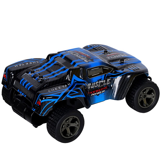 AUTODRIVE Р/у скоростной багги, М1:18, 2,4GHz,  аккум.в компл., цвет синий, в/к 31*19,2*14,3см в Джамбо Тойз #5