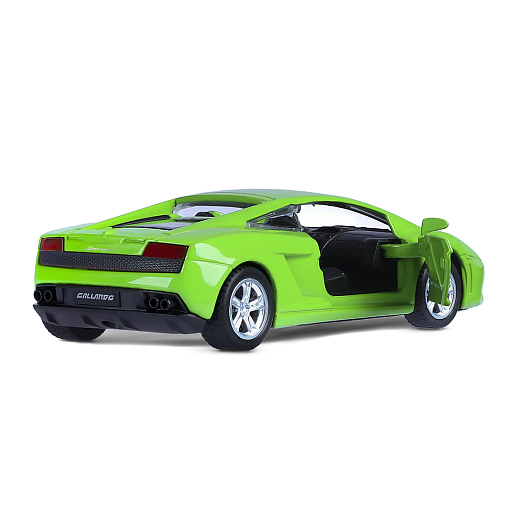 ТМ "Автопанорама"  Машинка металл.  1:43 Lamborghini Gallardo LP560-4, зеленый, инерция, откр. двери, в/к 17,5*12,5*6,5 см в Джамбо Тойз #6