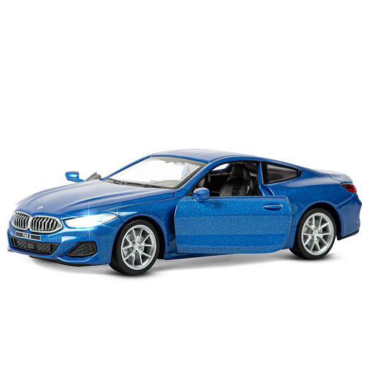 ТМ "Автопанорама" Машинка металл. 1:35 BMW M850i Coupe, синий, откр. двери, свет, звук, инерция в/к 18*9*13,5 см в Джамбо Тойз #5
