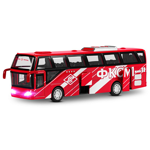 Металлический автобус ФК Спартак, 25*9*7 см, в/к в Джамбо Тойз #4