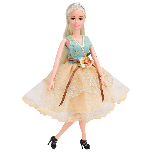 "Кукла "Принцесса" с шарнир. руками,ногами,  в комплекте аксессуары, в/к 28х6х32,5 см в Джамбо Тойз #6
