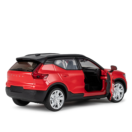 ТМ "Автопанорама" Машинка металл. 1:32 Volvo XC40 Recharge, красный, инерция, свет, звук, откр. двери, в/к 17,5*13,5*9 см в Джамбо Тойз #12