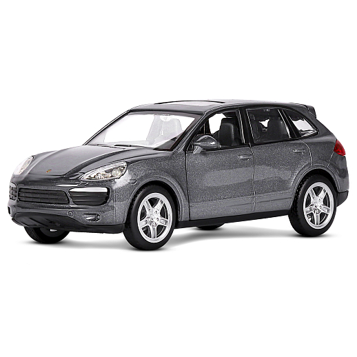 ТМ "Автопанорама" Машинка металлическая 1:32 Porsche Cayenne S, серый, свет, звук, откр. двери и багажник, инерция, в/к 17,5*13,5*9 см в Джамбо Тойз #3