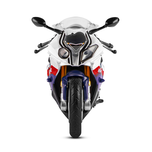 ТМ "Автопанорама" Мотоцикл металл. 1:12 BMW S1000RR, белый, свободный ход колес, в/к 7,1*11,7*20,6 см в Джамбо Тойз #9