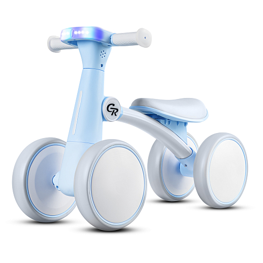 Беговел CITYRIDE, модель CR-BB-05, колёса EVA, рама пластик, музыка Шаинского, свет, голубой, в/к в Джамбо Тойз #6