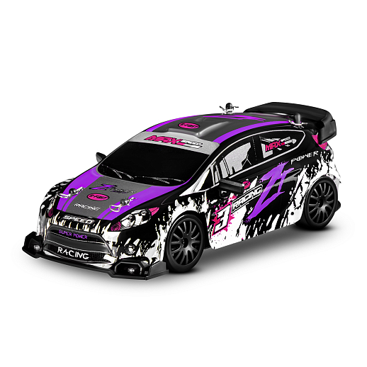 Р/У Машина для дрифта,1:24,2.4GHz,4WD,свет,с аккум, цвет фиол./черн./красн., в/к 28*8*22,5см в Джамбо Тойз #2