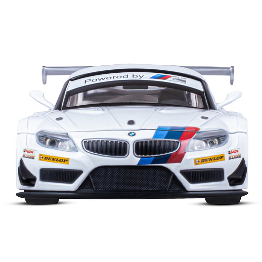 ТМ "Автопанорама" Машинка металлическая 1:24 BMW Z4 GT3, белый, откр. двери, капот, свет, звук, свободный ход колес, в/к 24,5*12,5*10,5 см в Джамбо Тойз #12