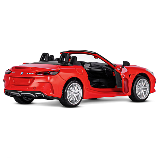 ТМ "Автопанорама" Машинка металлическая 1:30 BMW Z4 M40i, красный, свет, звук,откр. двери, инерция, в/к 19*9*7 см в Джамбо Тойз #5