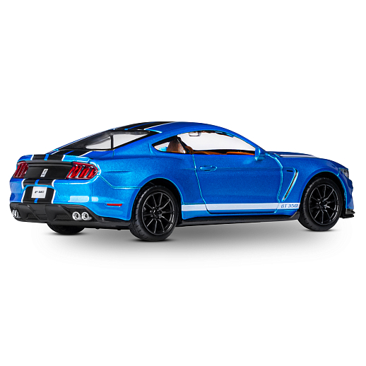 ТМ "Автопанорама" Машинка металлическая 1:32 Ford Shelby GT350, синий, свет, звук, откр. двери, капот и багажник, инерция, в/к 17,5*13,5*9 см в Джамбо Тойз #9