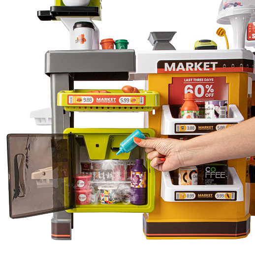 Игровой набор "Супермаркет" с аксессуарами  и тележкой , со свет.и звук.эффектами, в/к 60*19*46 см в Джамбо Тойз #7